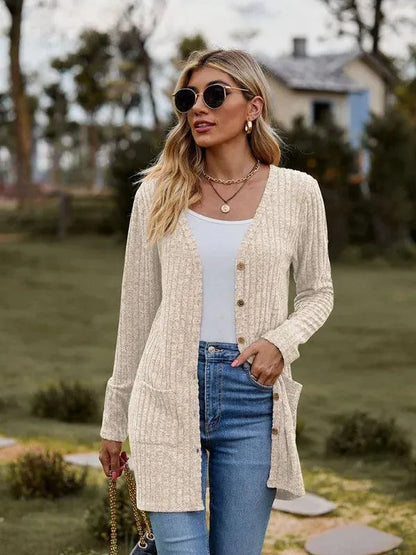 Cardigan élégant en maille pour femme