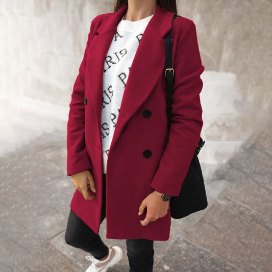 Herbstjacke Damen Warm Bequem Modern - IdealeKleiden