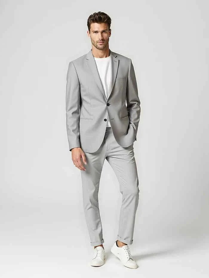 Herren Business Hosen Elegant Slimfit - IdealeKleiden