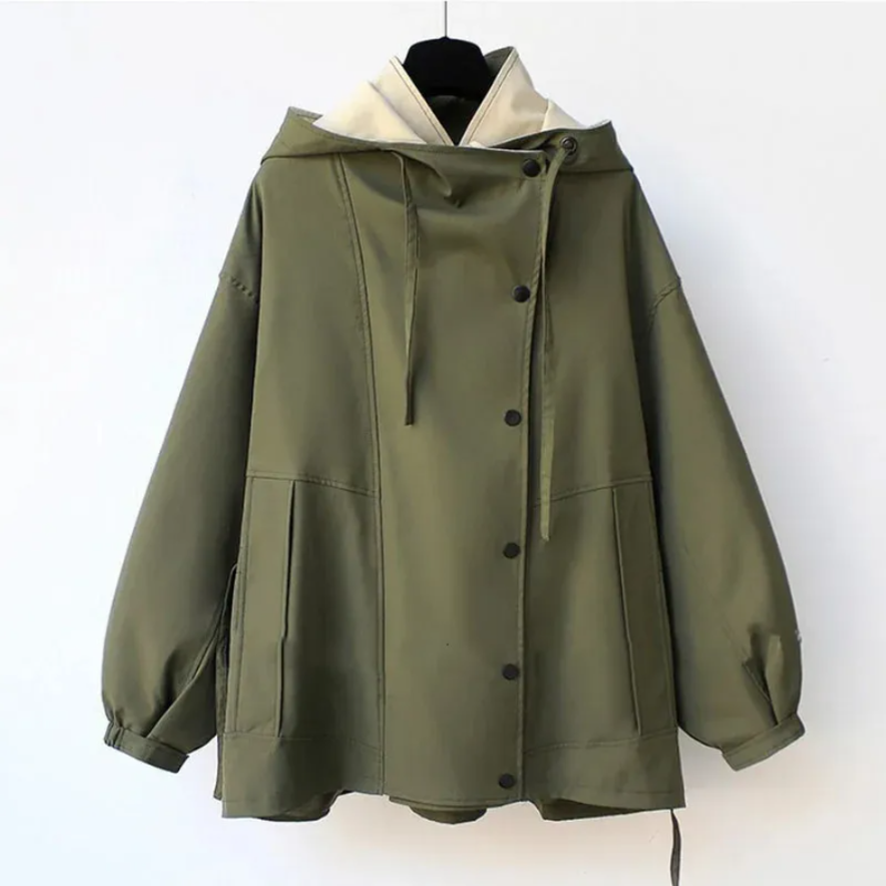 Modische Damenjacke Elegant Geschnürt - IdealeKleiden