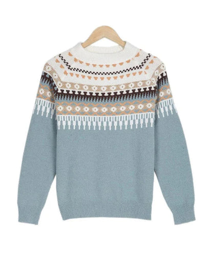 Pull pour femme à manches longues imprimé Mode féminine
