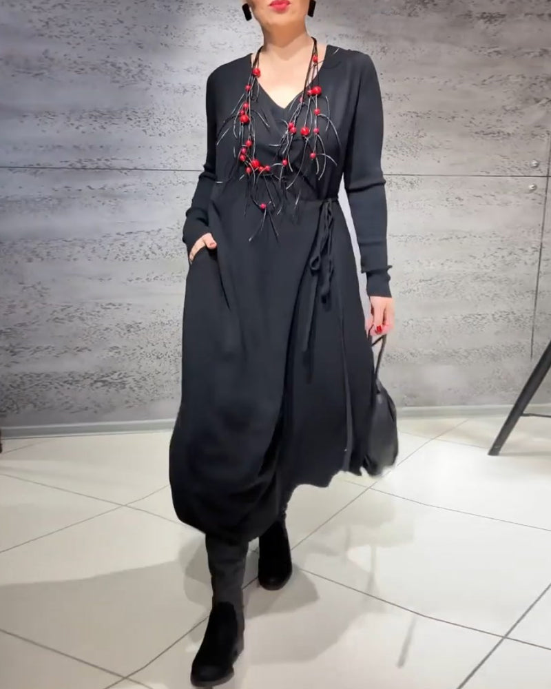 Tenue élégante | Uni avec cravate