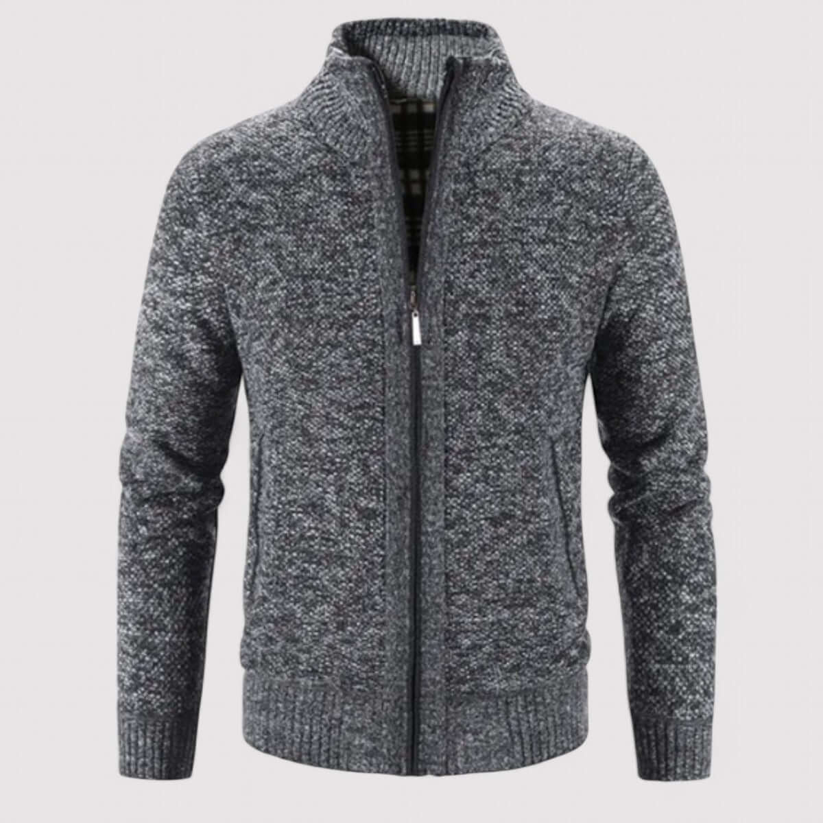 Cardigan en laine pour homme, chaud et confortable