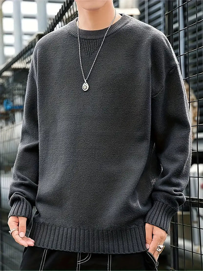 Pull décontracté homme Col rond Chaud