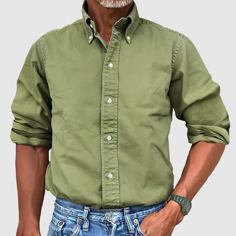 Chemise pour homme style vintage usé