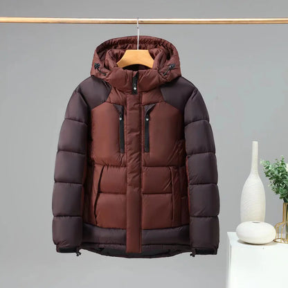 Manteau d'hiver femme à capuche amovible