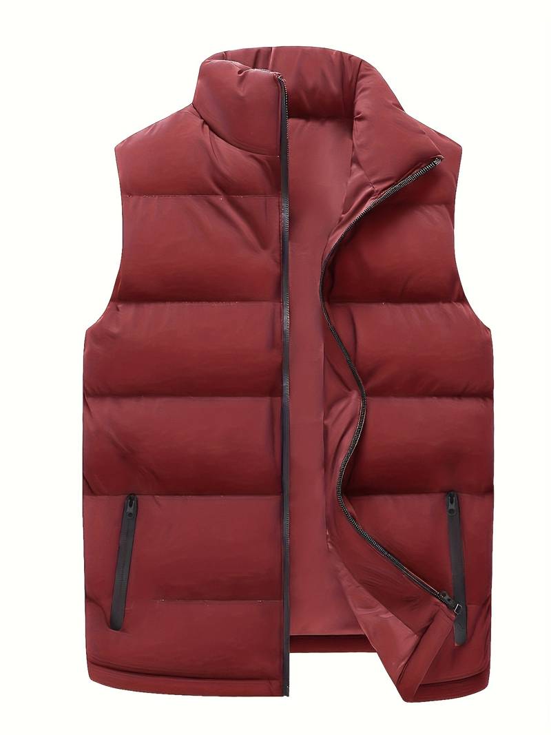 Gilet matelassé d'hiver pour homme chaud et isolé