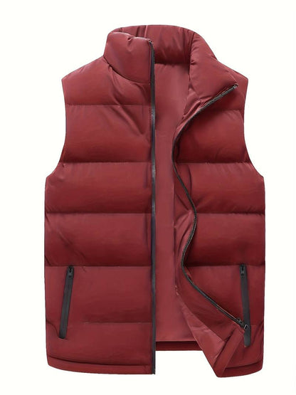 Gilet matelassé d'hiver pour homme chaud et isolé