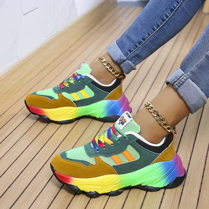 Chaussures Femme Colorées Confortables Élégantes