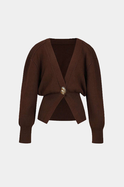 Pull pour femme Cardigan col en V moderne
