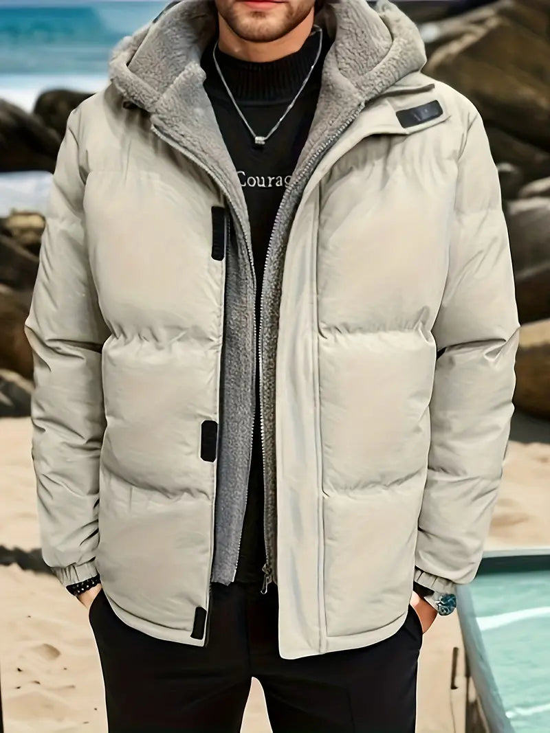 Herren Winter-Parka Isolierjacke Warm - IdealeKleiden