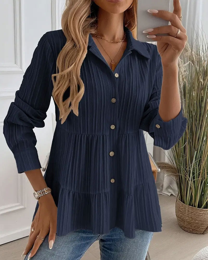 Élégante blouse cintrée pour femme
