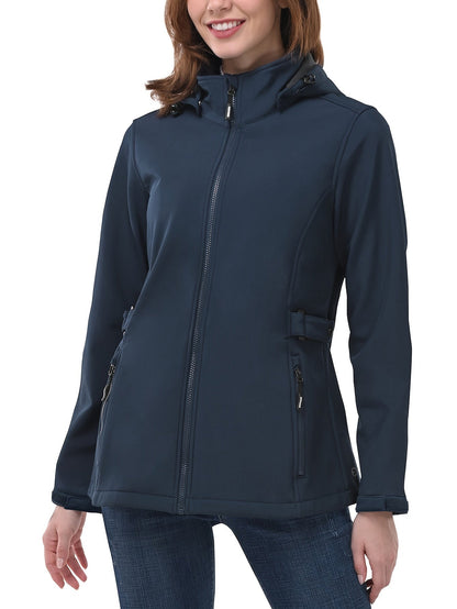 Veste Softshell Femme Coupe-vent Déperlante