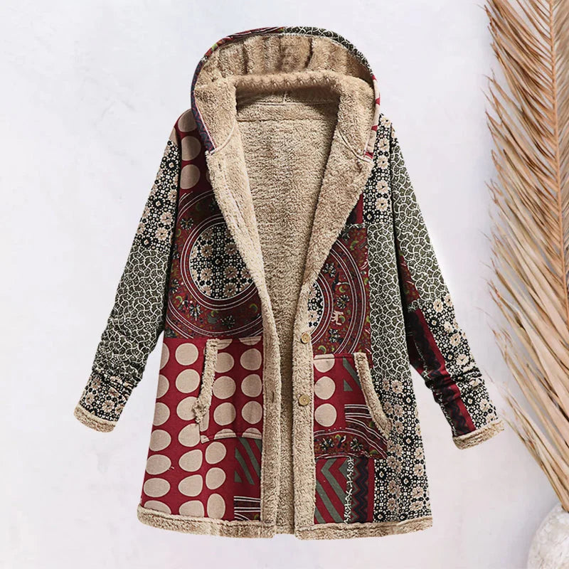 Veste à capuche rétro style classique