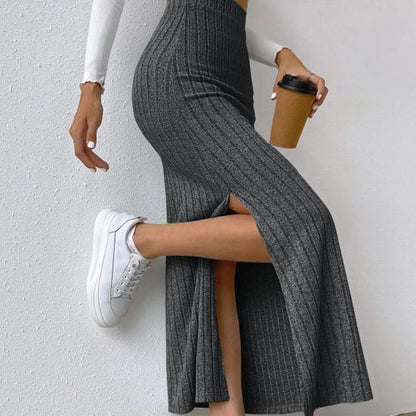 Jupe tricotée tendance pour femme