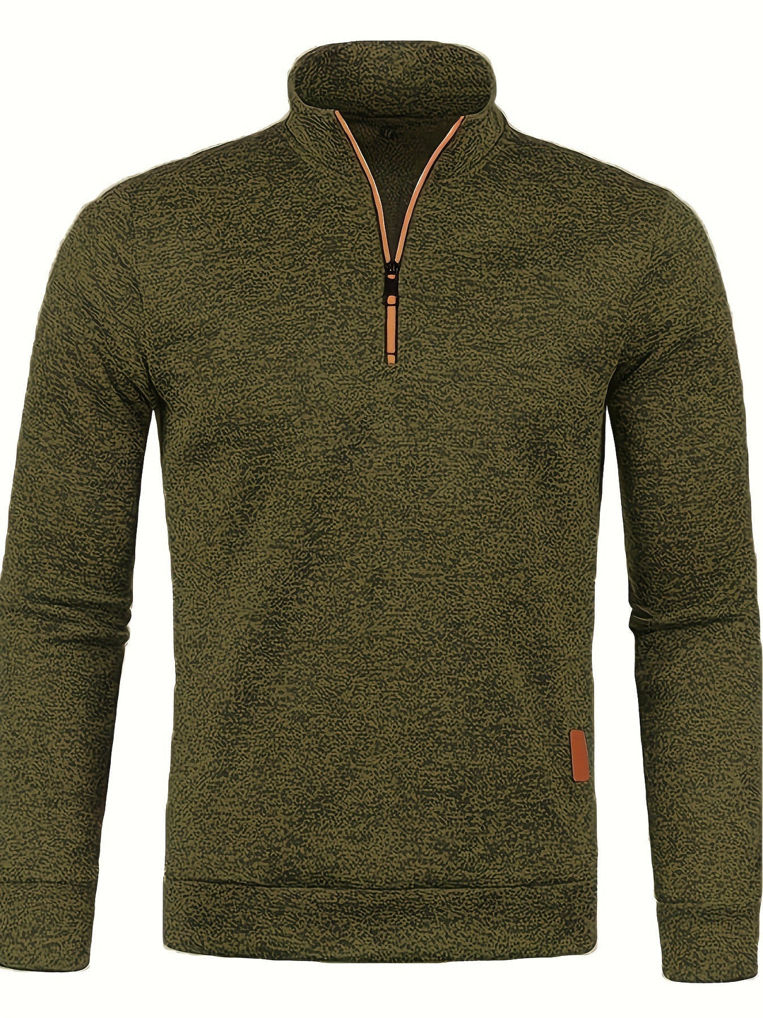 Pull homme chaud zippé hiver
