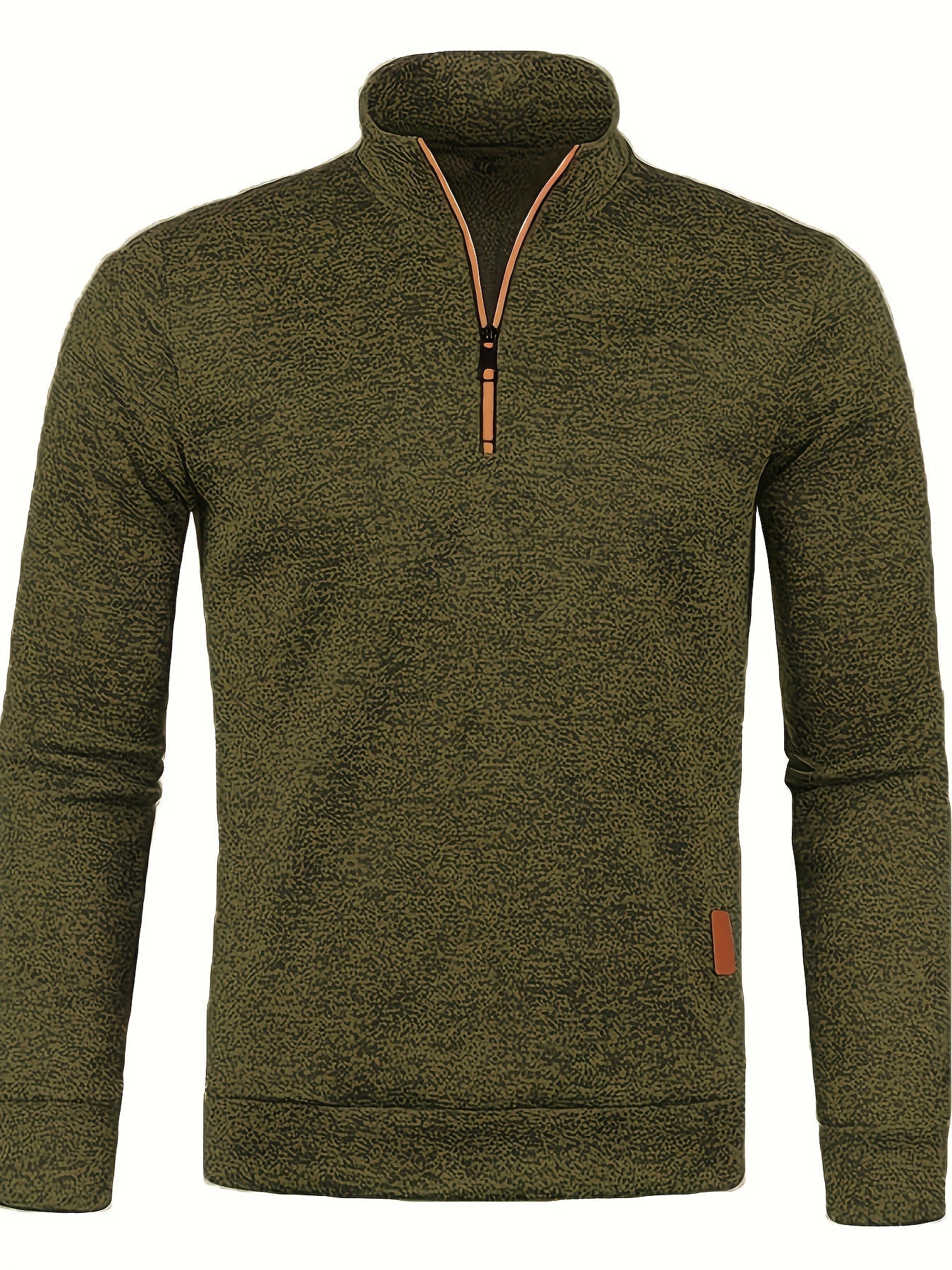 Pull homme chaud zippé hiver