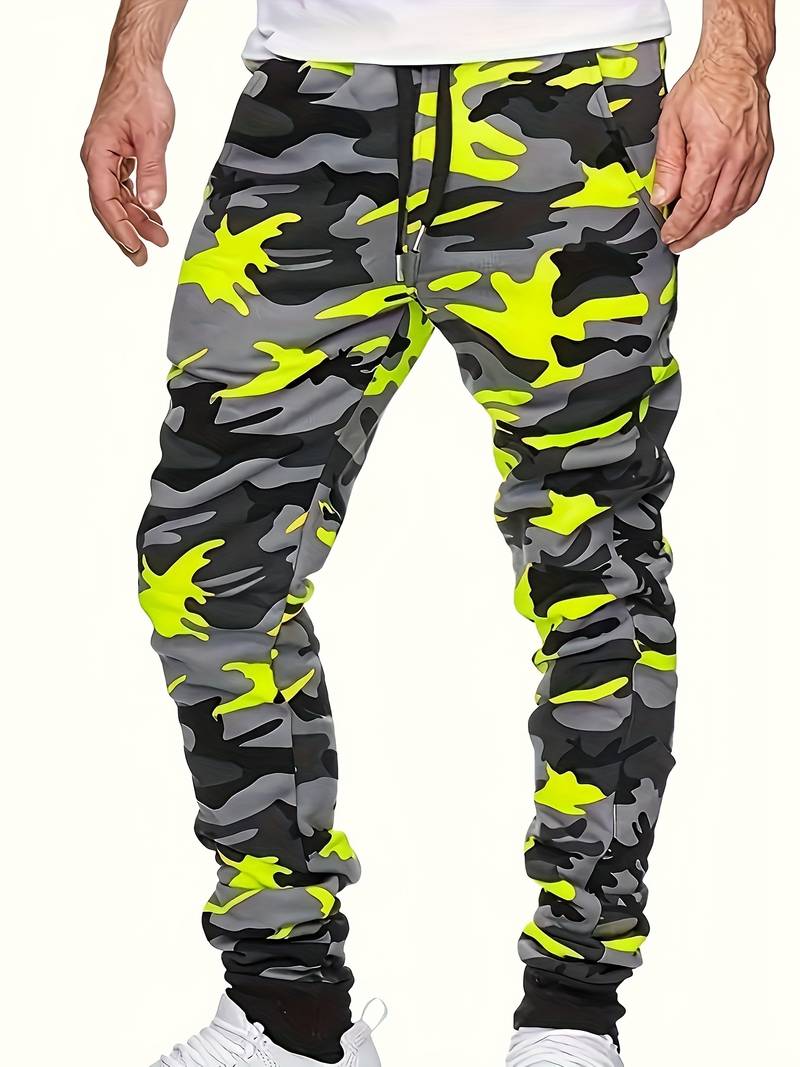 Pantalon homme camouflage style militaire