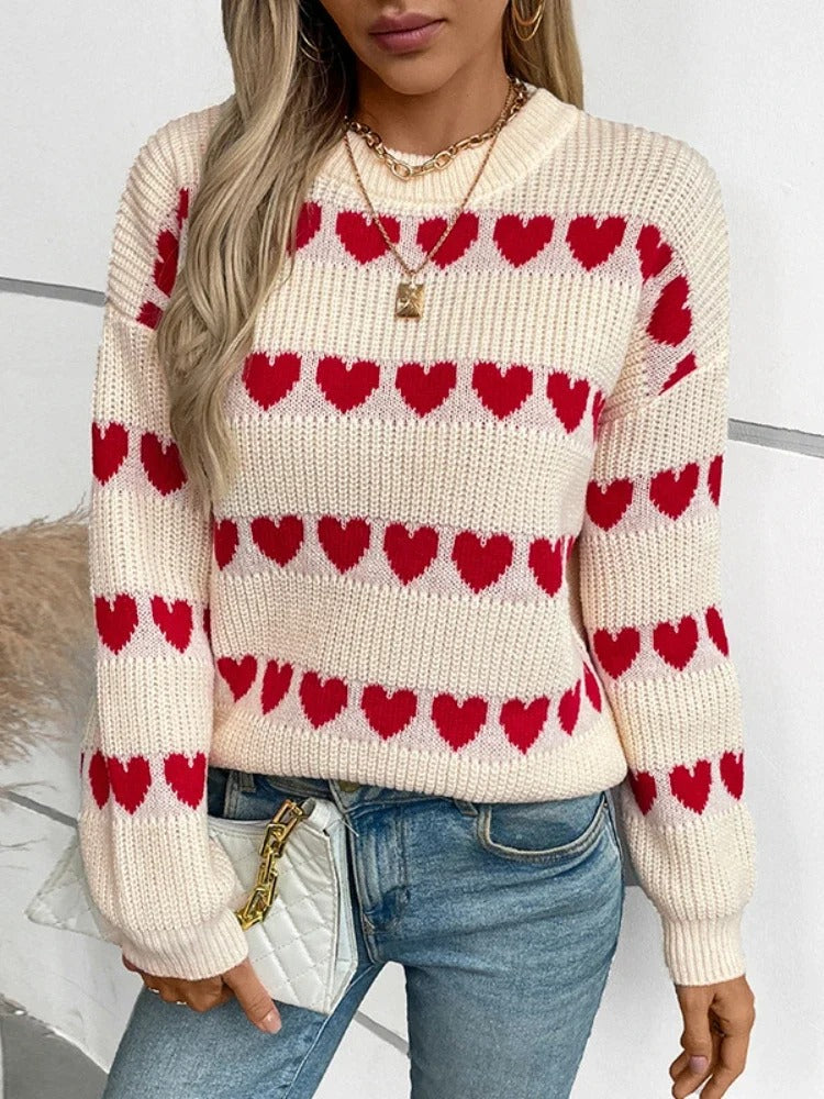 Pull-over stylé pour femme avec imprimé tendance