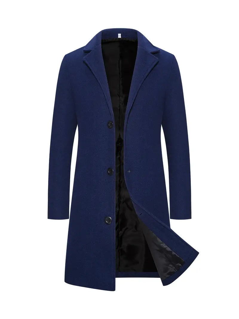 Trench-coat long élégant pour homme