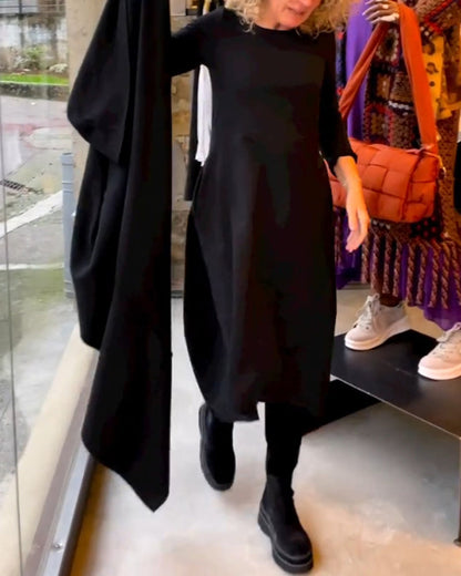 Robe élégante unie pour femme