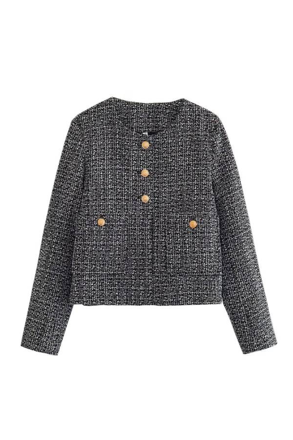 Veste de femme tendance coupe slim color block