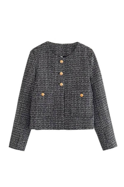 Veste de femme tendance coupe slim color block
