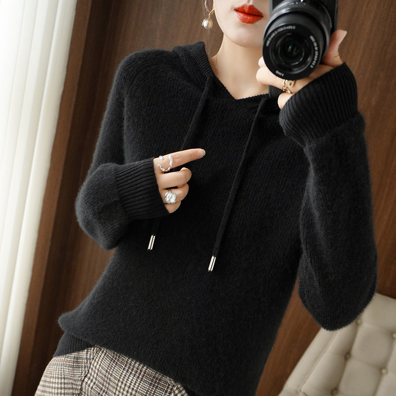 Sweat-shirt à capuche Femme Doux Confortable