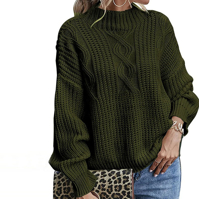 Pull douillet torsadé doux