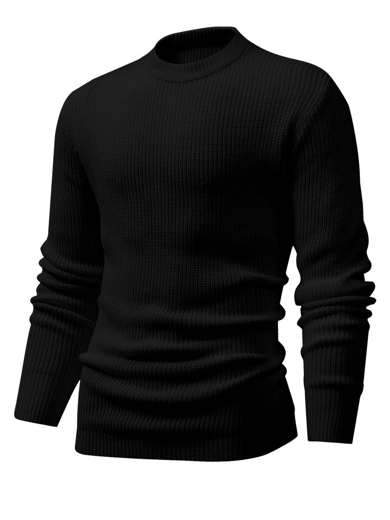 Pull décontracté à col rond Style décontracté