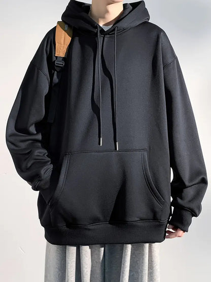 Sweat-shirt à capuche homme simple décontracté
