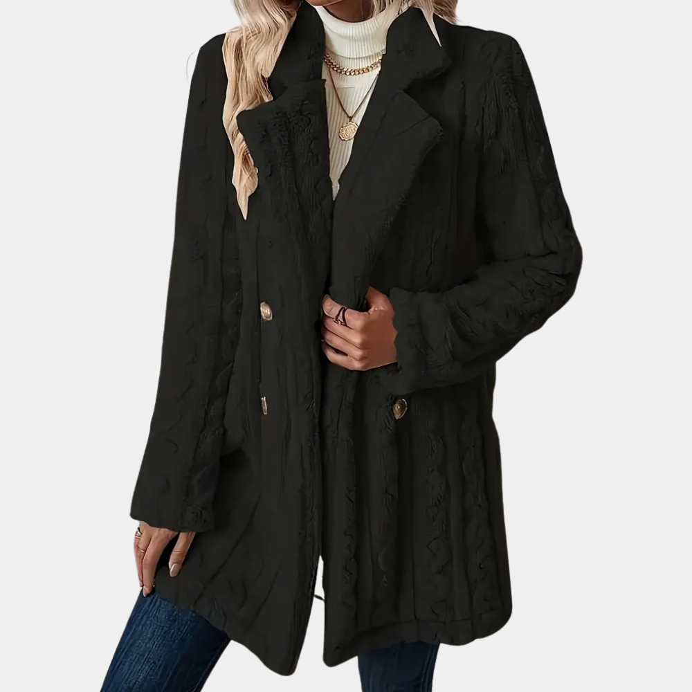 Élégante veste d'hiver pour femme légère et chaude