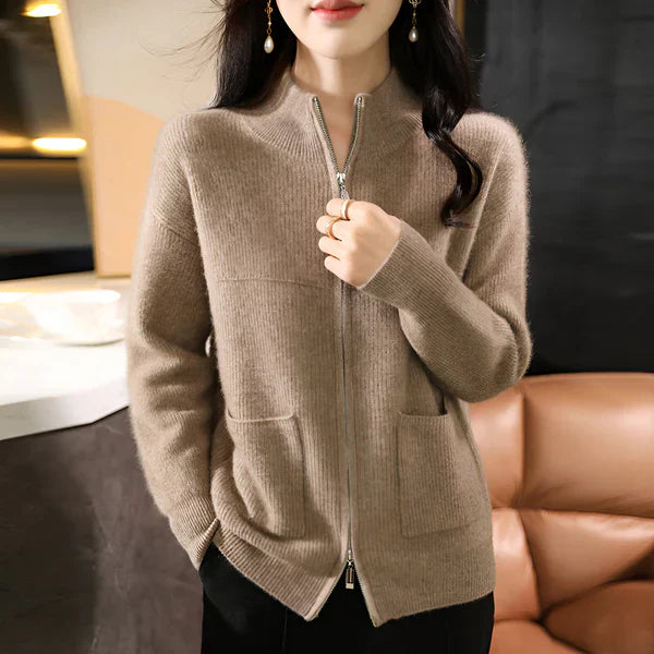 Veste en laine douillette pour femme