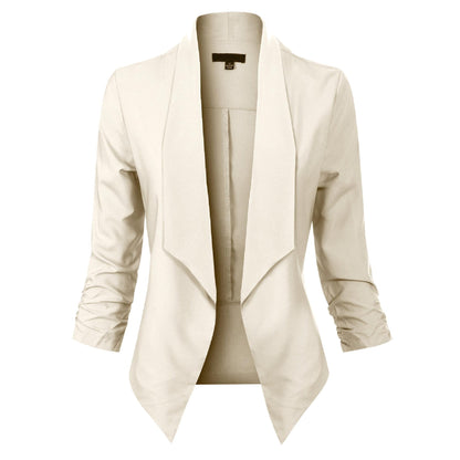 Blazer élégant pour femme, manches longues