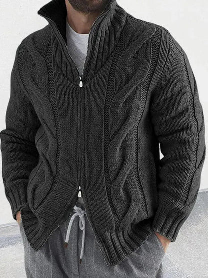 Cardigan Homme Col Roulé Moderne