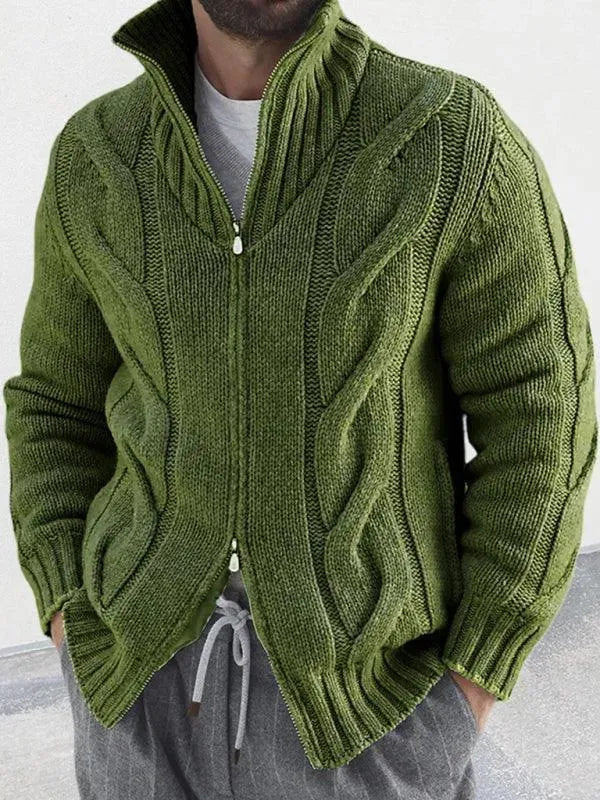 Cardigan Homme Col Roulé Moderne