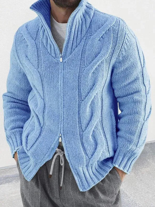 Cardigan Homme Col Roulé Moderne
