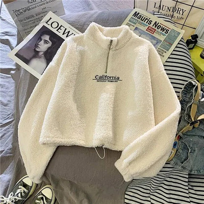 Pull polaire femme chaud par temps frais