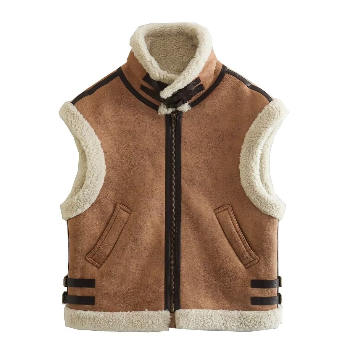 Gilet en cuir Élégant et confortable