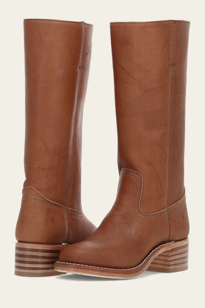 Bottes hautes structurées élégantes pour femme