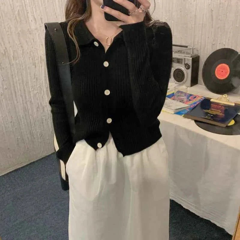 Cardigan polo élégant pour femme