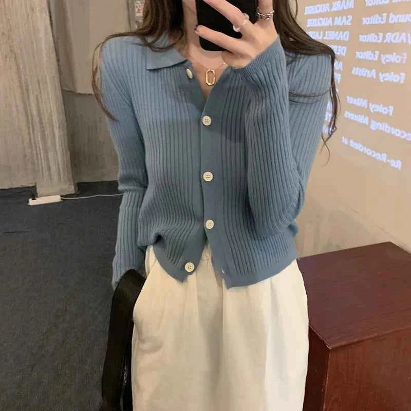 Cardigan polo élégant pour femme