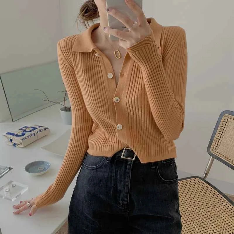 Cardigan polo élégant pour femme