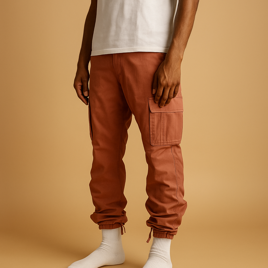 Pantalon homme coupe droite poches fonctionnelles