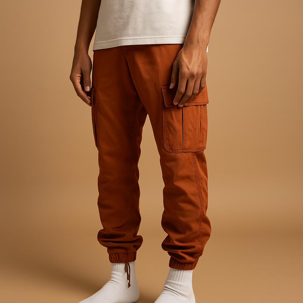 Pantalon homme coupe droite poches fonctionnelles