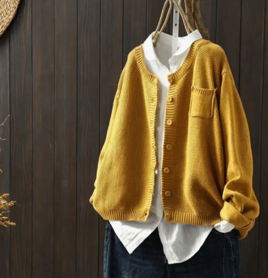 Cardigan élégant pour femme avec boutons
