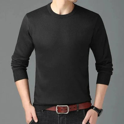 Pull-over homme col rond élégant