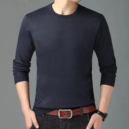 Pull-over homme col rond élégant