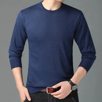Pull-over homme col rond élégant