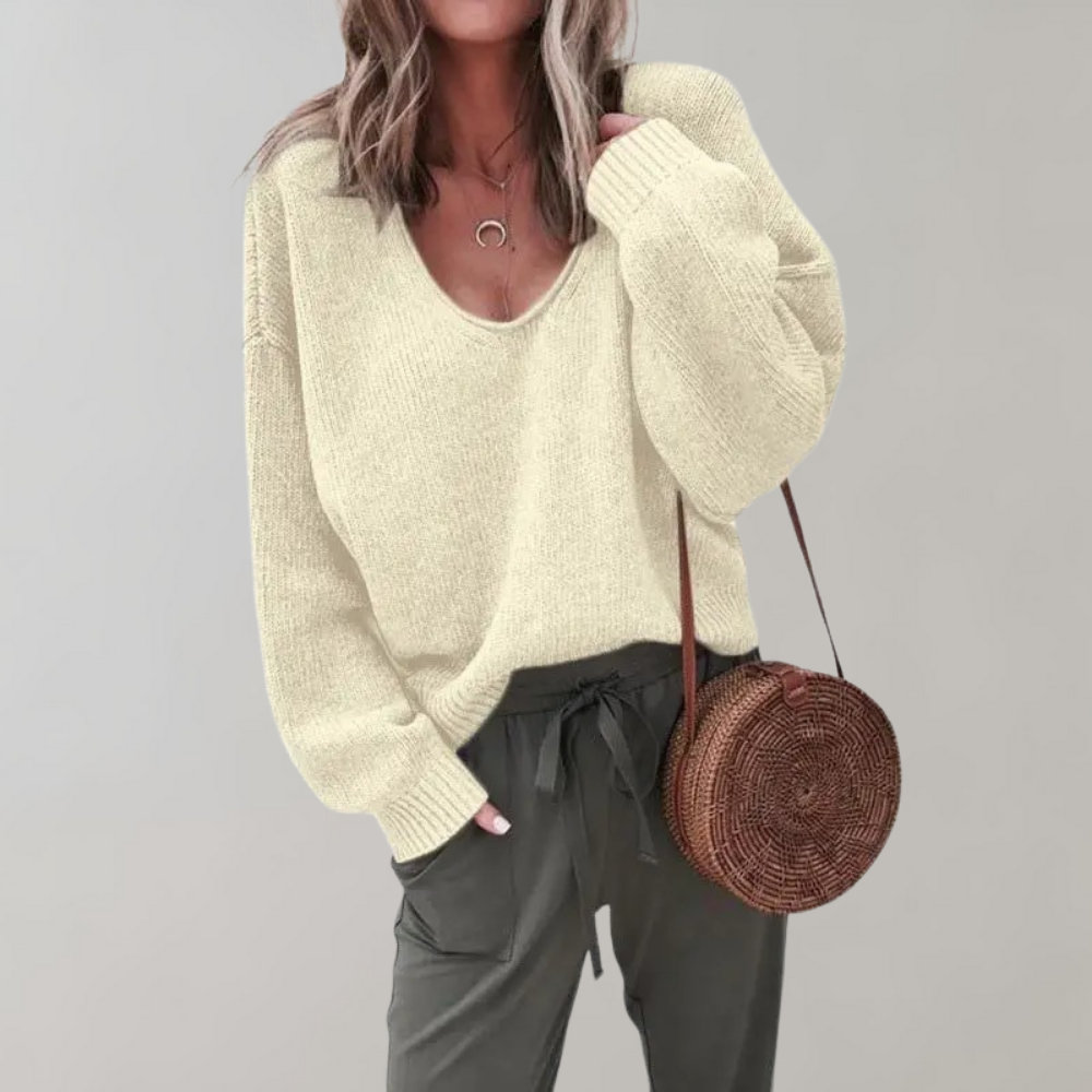 Pull en maille confortable femme Relax